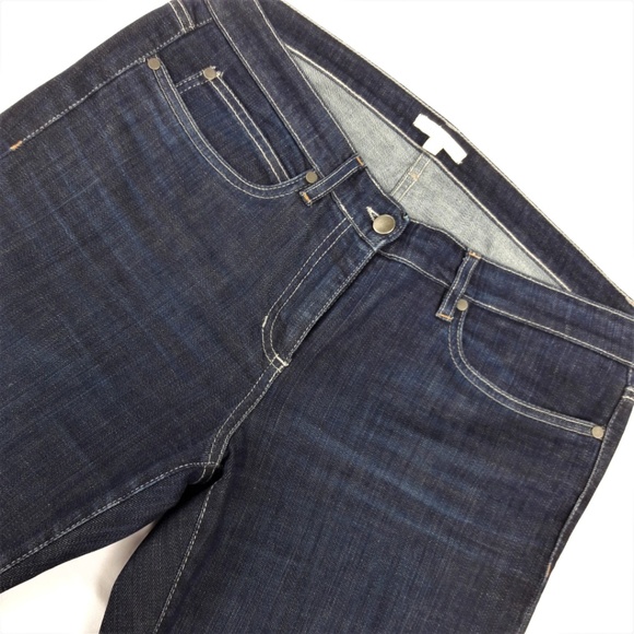 Eileen Fisher Classic Jeans Organic Cotton Straight Dark Wash 10 34 x 32 - Picture 5 of 8